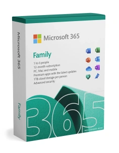 Microsoft 365 Familia 12 meses, hasta 6 usuarios